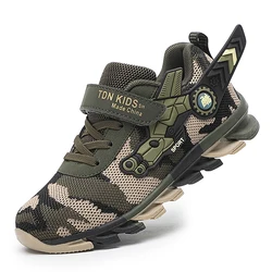 Scarpe per bambini scarpe da ginnastica per ragazzi 2022 nuove scarpe firmate di moda Camouflage Green bambini che corrono scarpe sportive da Tennis Casual per ragazzi