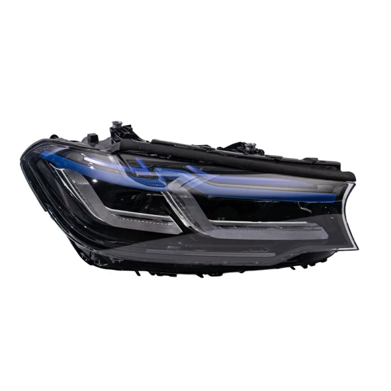 

Suitable for 2017-2023 BM W 5 Series G38 headlight assembly modification with LED lens dual L daytime running lights