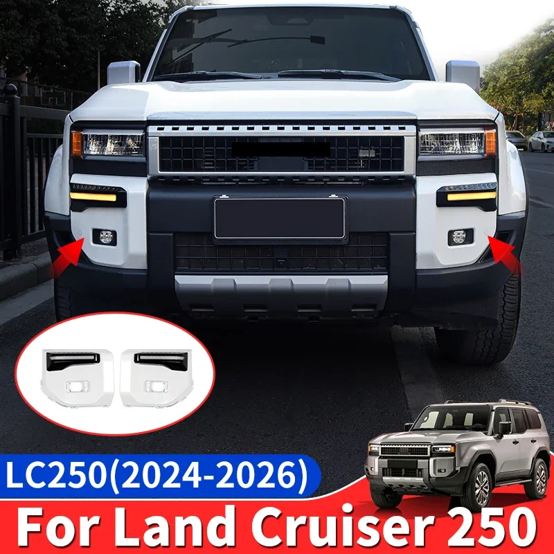 

For Toyota Land Cruiser 250 Prado LC250 2024 2025 LED Daytime Running Light Lamp Bumper Car Tuning Parts Lighting Accessories