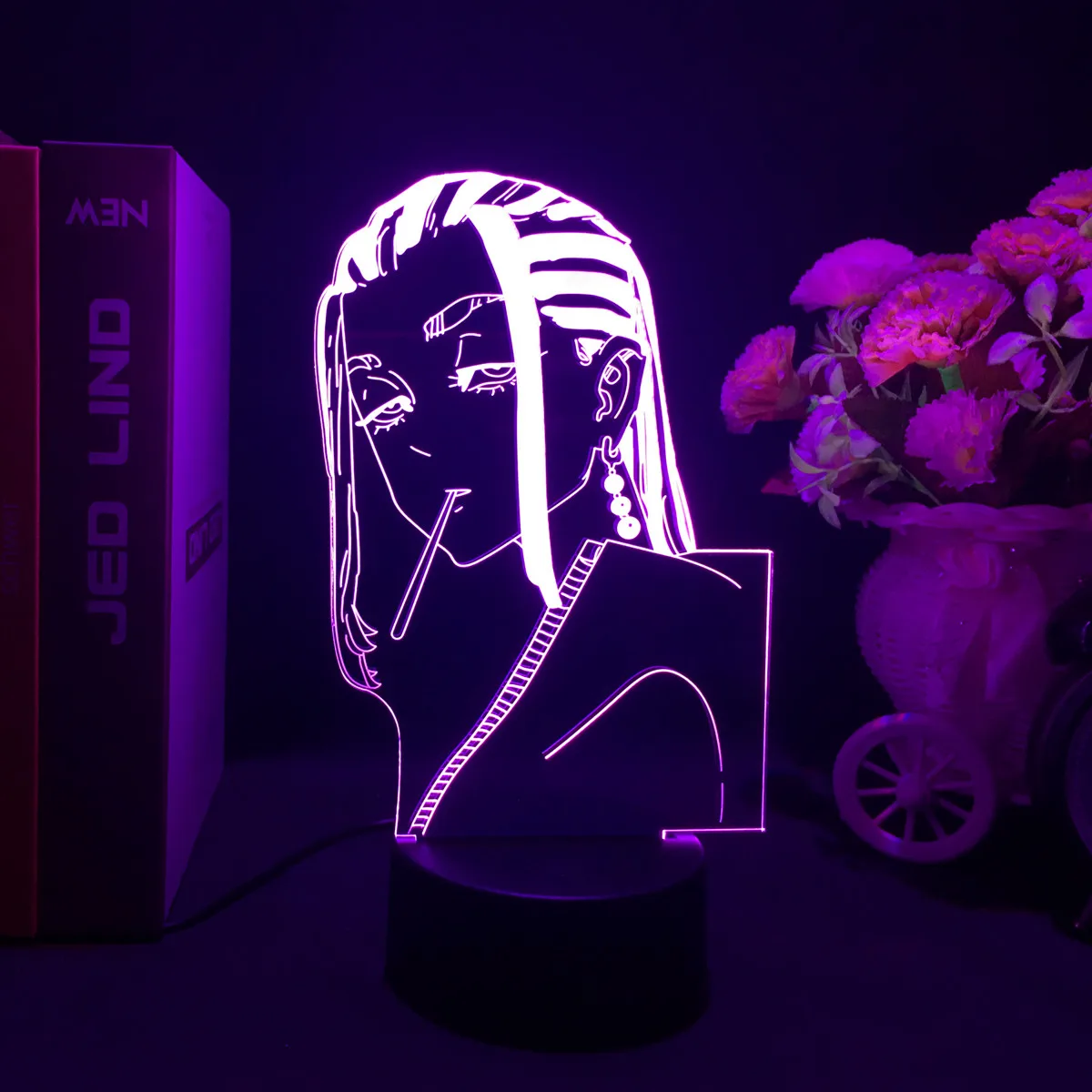 Anime Glowing Acrylic Stand Tokyo Revengers Figure for Kids Bedroom Decoration Birthday Gift Room Decor Desk Manga 3d Lamp