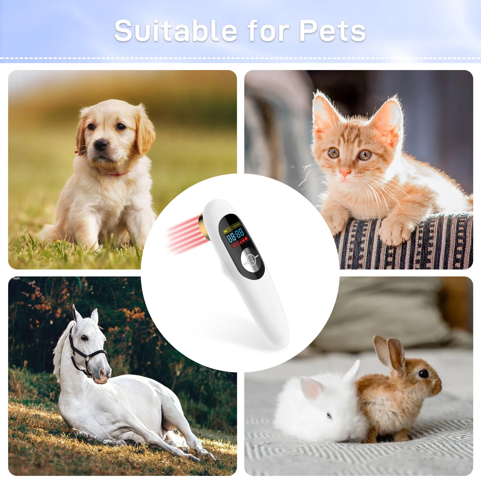 Cold Home Use Innovative Pets Disease Therapy Vet Pain Joint Muscle Device Portable