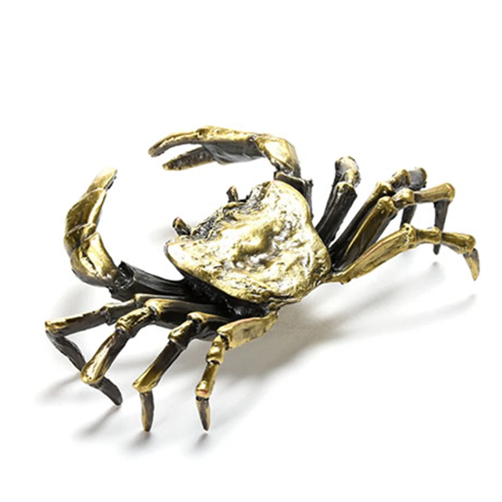

Metal Teapot Cover Rack Copper Tea Pot Accessories Simulation Crab Covered Lid Metal Kitchen Tea Set Accessories Bronze Size