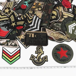 50 stuks willekeurige moreel patchbundel, volledige borduurlus en haakpatches set voor petten, tassen, rugzakken, vest, versnellingen enz.