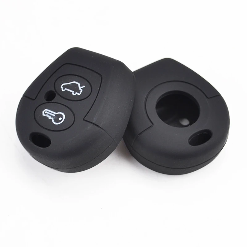 2 Button Silicone Key Cover Case Fob For SEAT For VW For Skoda Remote Shell Skin Holder Protector 2000-2006 2007 2008 2009 2010