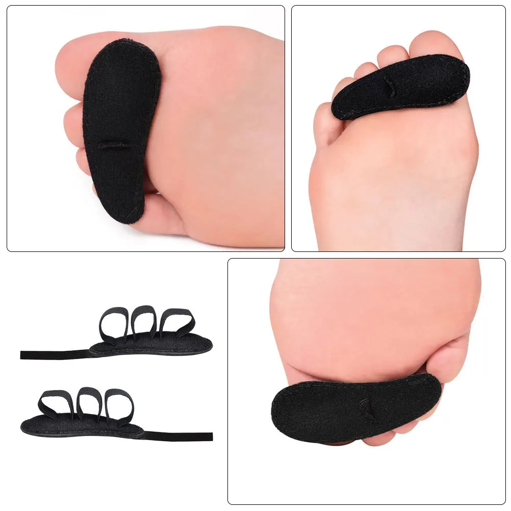 2 قطعة فواصل أصابع القدم للنساء والرجال قابلة لإعادة الاستخدام الورم مصحح مرنة العظام تو مستقيم ليلة استخدام أروح أداة #2