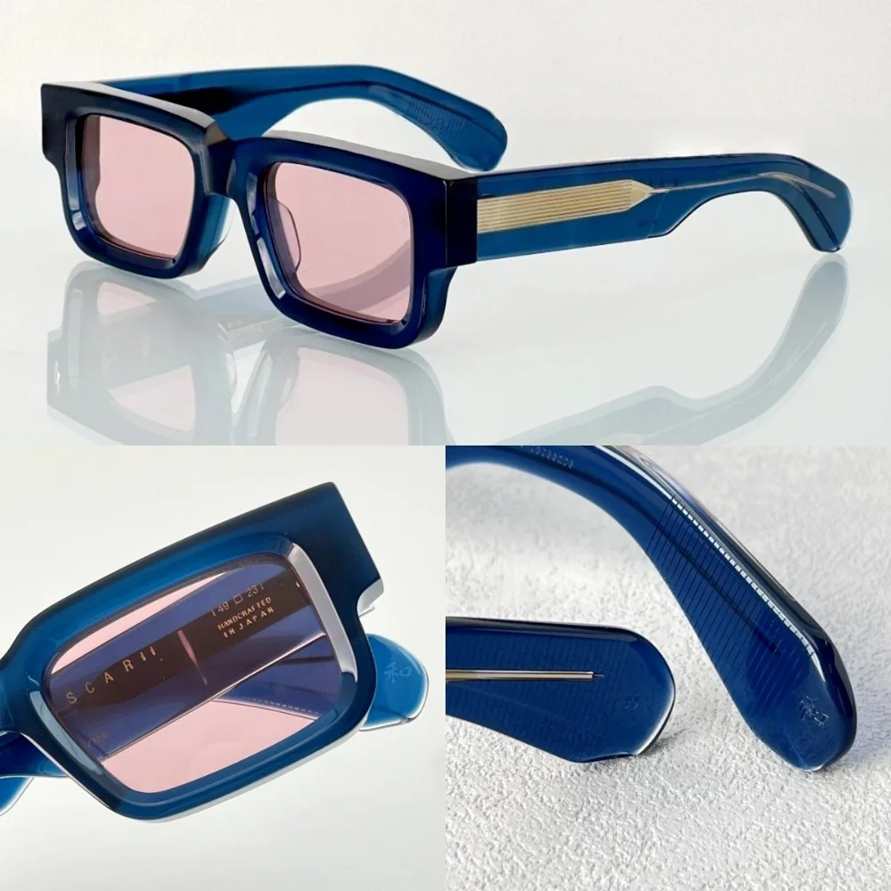 

JMM солнцезащитные очки мужские ASCARI винтажные ацетатные унисекс высокого качества UV400 ручной работы модные дизайнерские поляризационные очки в стиле ретро для мужчин и женщин