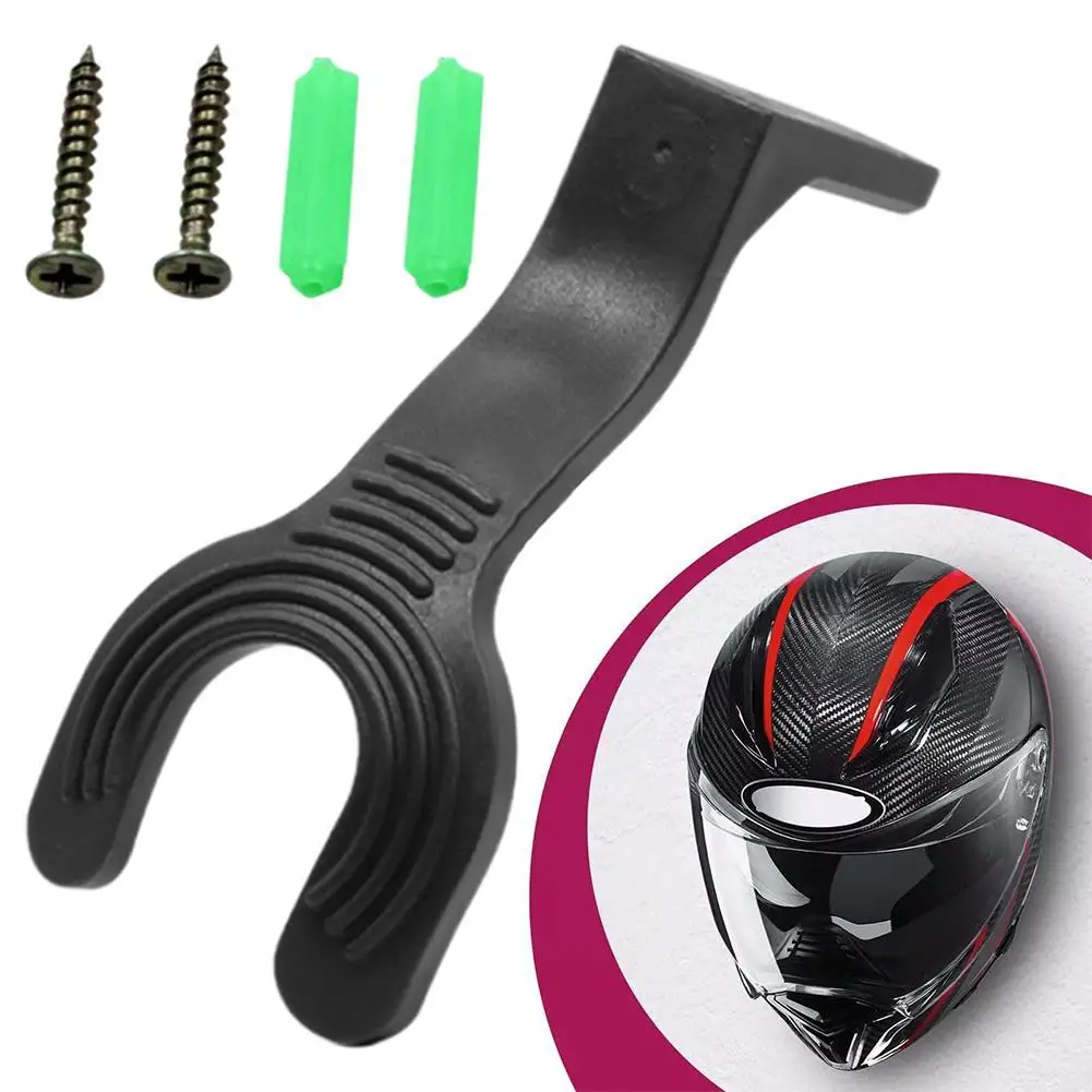 Motorcycle Head Gear Hook Motorcycle Helmet Holder Helmet Hook Wall Mount Football Bicycle Hat Hanger Stand For Caps Wall R Q5J2