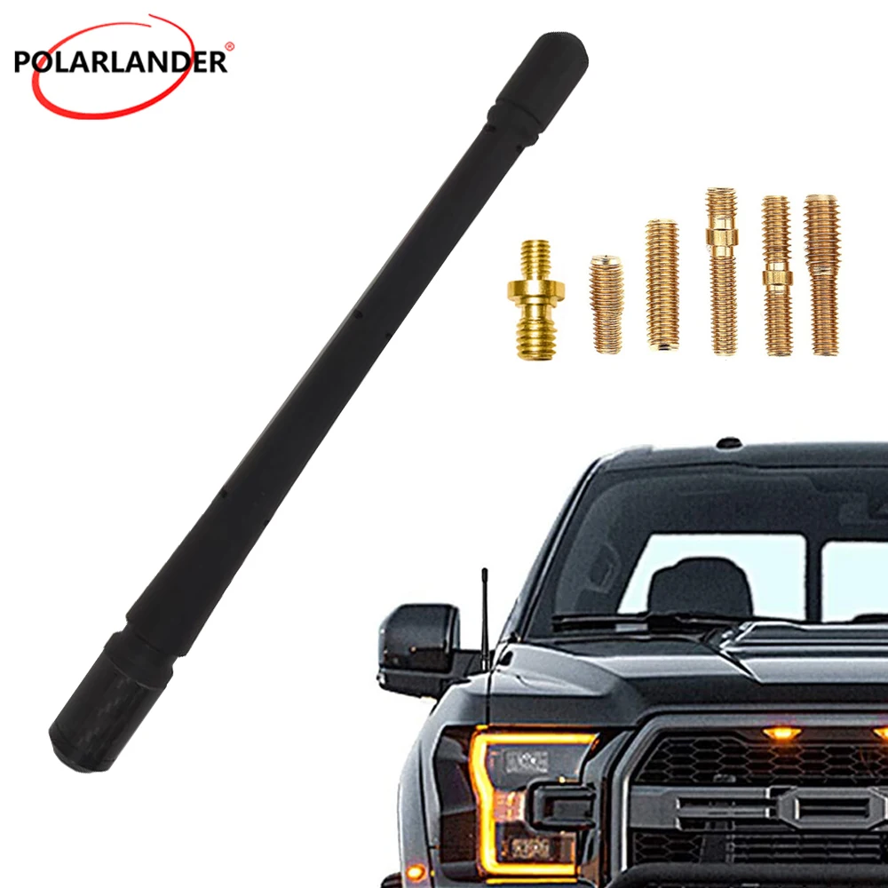 Flexible Rubber 7.8 Inch Car Radio Antenna For AM FM Radio For 2009-2022 Ford F150 F250 F350 F450 Explorer For Off-Road