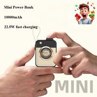 22.5w Fast Charging Large Capacity Mini Power Bank 10000 MAh Portable External Battery, Charger for iPhone Xiaomi Samsung