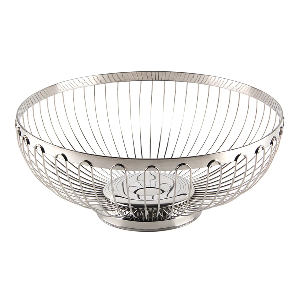 

Stainless Steel Colander Fruit Basket Bowl Vegetable Tray Fruit Basket Bowl Large Capacity Kitchen Decor Storage Container