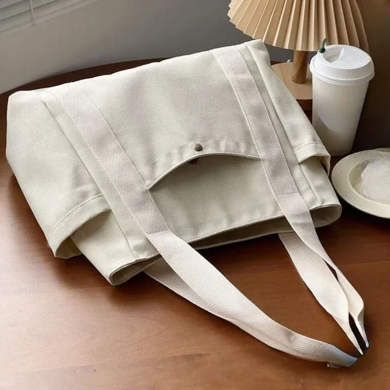 Large Capacity Canvas Tote diaper Bag Suitable Work Handbag College Mori Department Hundreds of Matching Shoulder Commuting