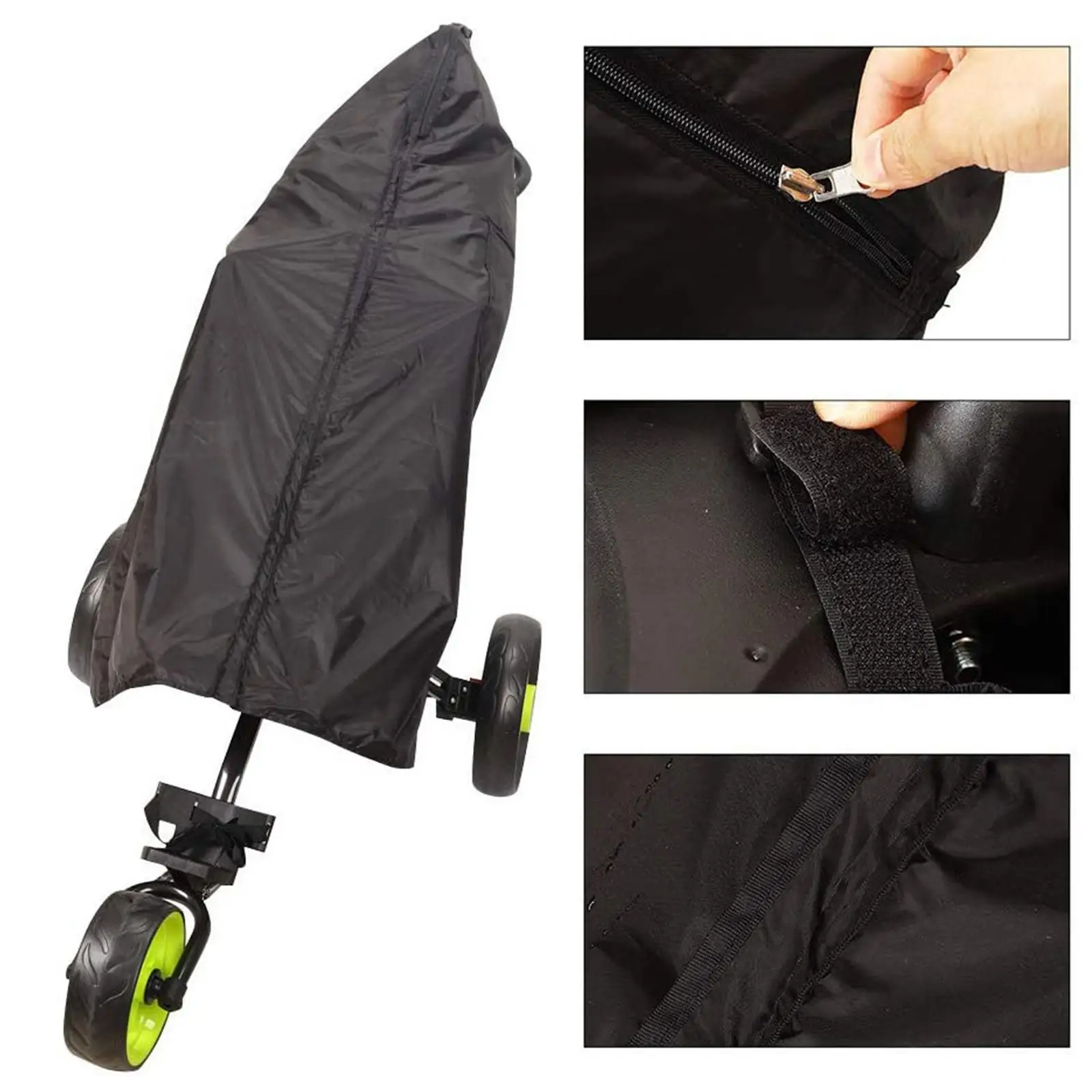 

Golf Bag Rainproof Hood Cover Portable Dustproof Waterproof Oxford Cloth Protector for Golf Cart Stand Bag Course