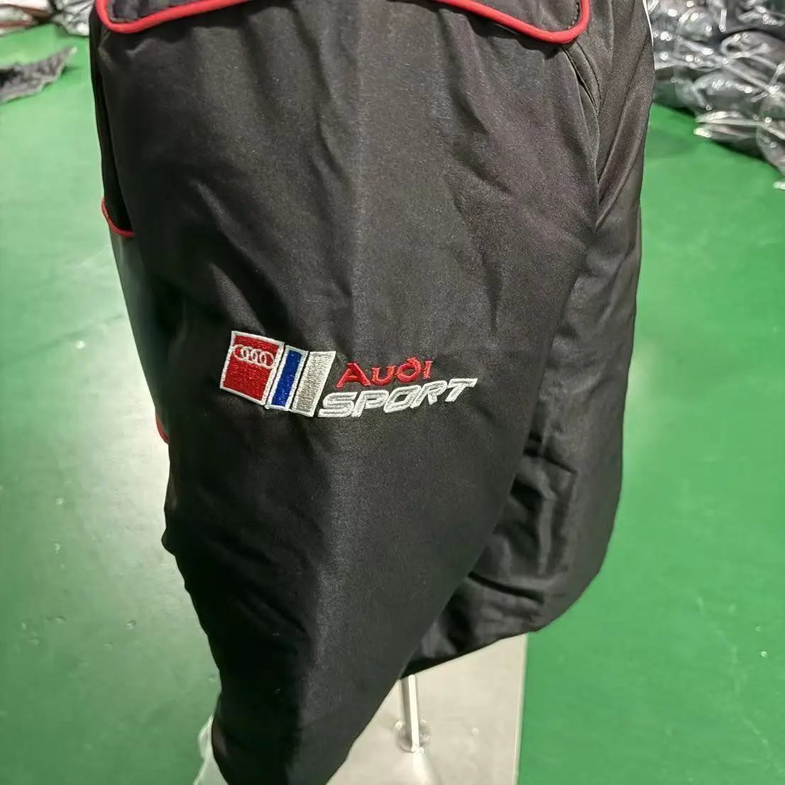 Audi Embroidered Stand up Collar Casual Fashion Waterproof Single Clothes Trendy Design Cycling Clothes Versatile New Product