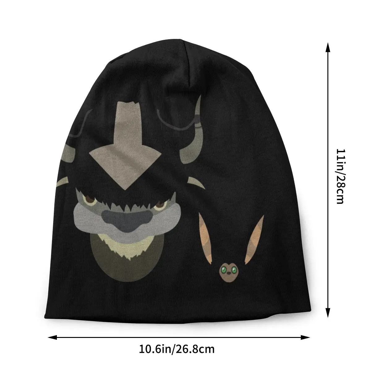 Appa And Momo Avatar The Last Airbender Caps Fashion Street Skullies Beanies Hat Men Women Male Spring Warm Bonnet Knitted Hat