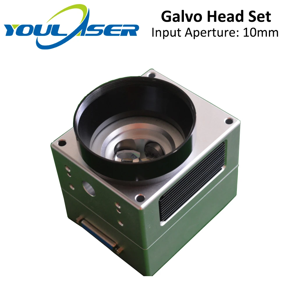 YOULASER 1064nm Fiber Laser High Speed Scanning Galvo Head SG7110 Input Aperture10mm Galvanometer Scanner with Power Supply Set