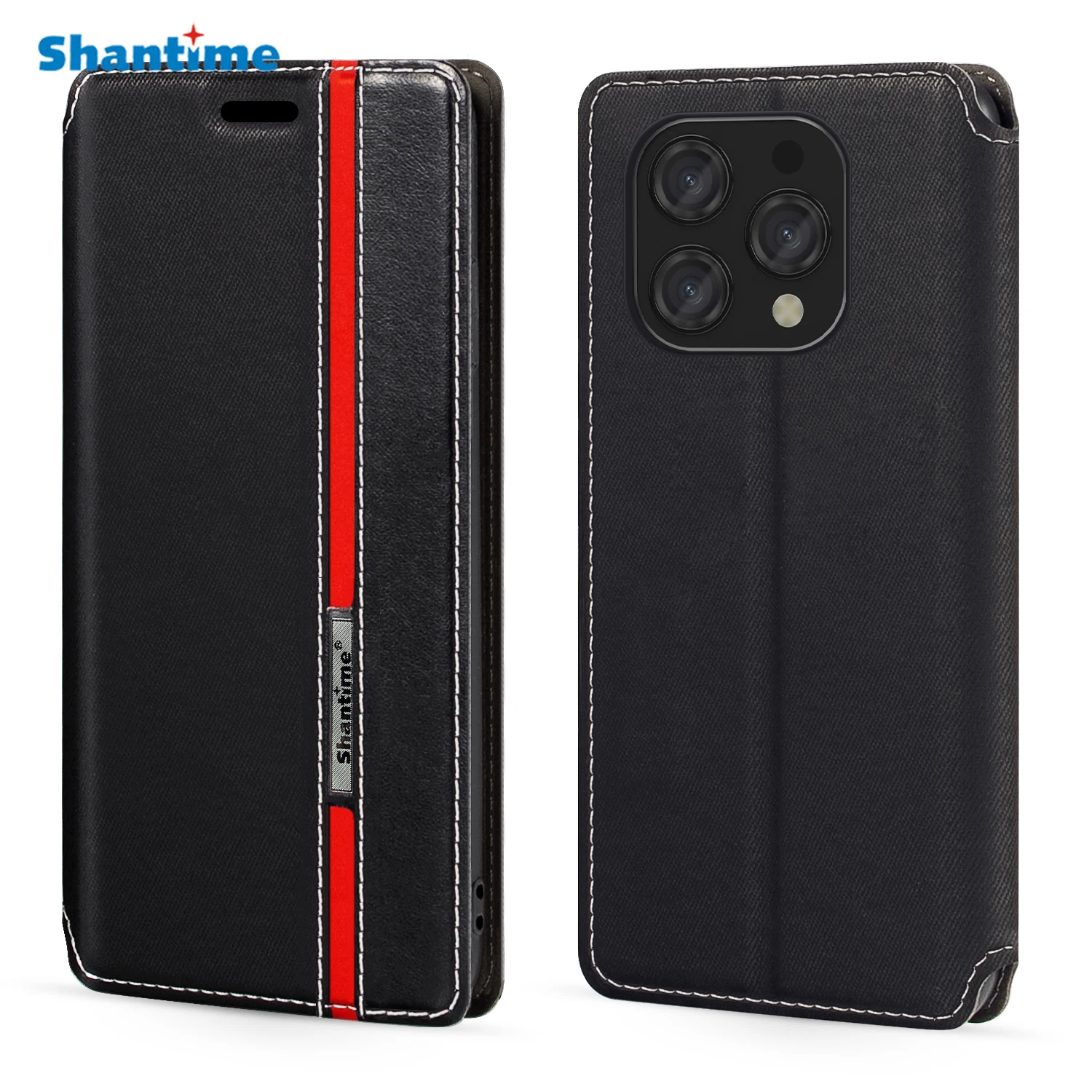 For Doogee N55 Pro Case Fashion Multicolor Magnetic Closure Leather Flip Case Cover with Card Holder 6.56 inches