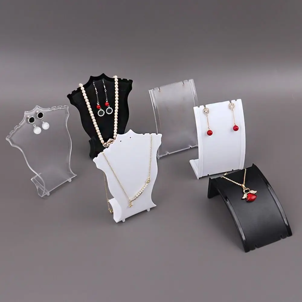 

Creative Acrylic Necklace Display Rack Mini Storage Rack Jewelry Holder Earring Showcase Jewelry Shop
