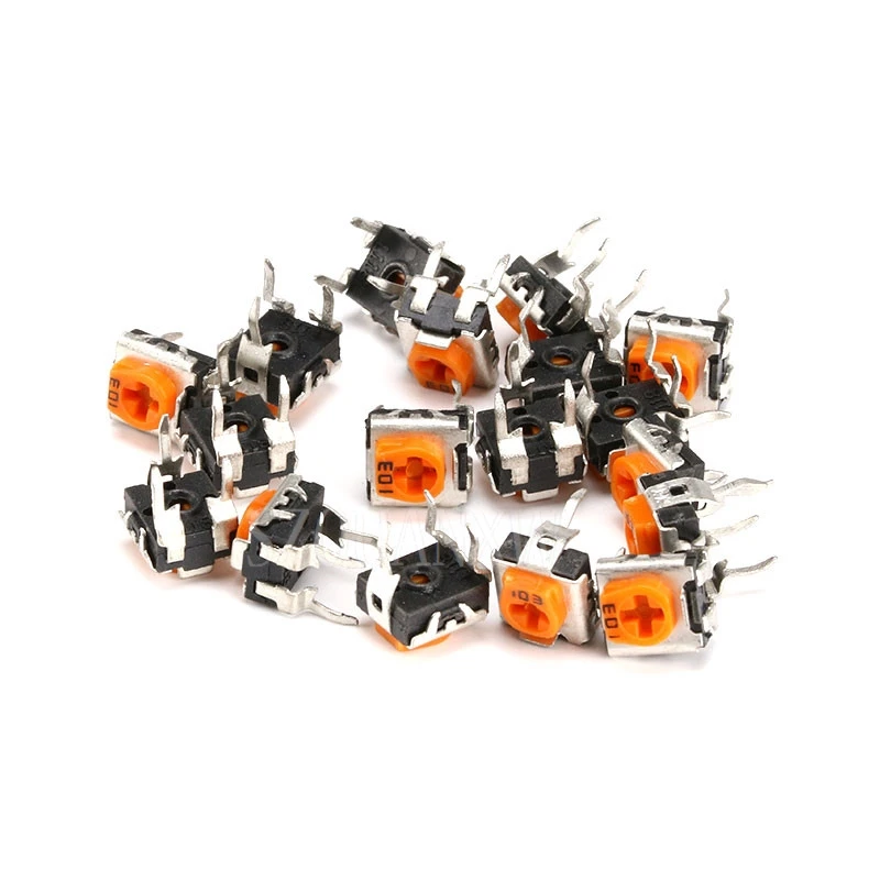 20PC  WH06-2C 101 103 201 102 202 502 203 503 104 204 504 105 Variable Resistor 2/5/50/k 200R/M adjustable potentiometer