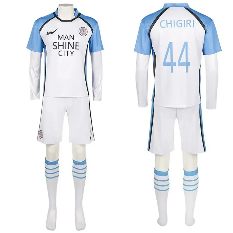 2025 22 disfraz de Cosplay de Anime Blue Lock Ness Kaiser Isagi Reo Nagi Sae Shidou Chigiri Hiori Bastard Munich camiseta camiseta Un