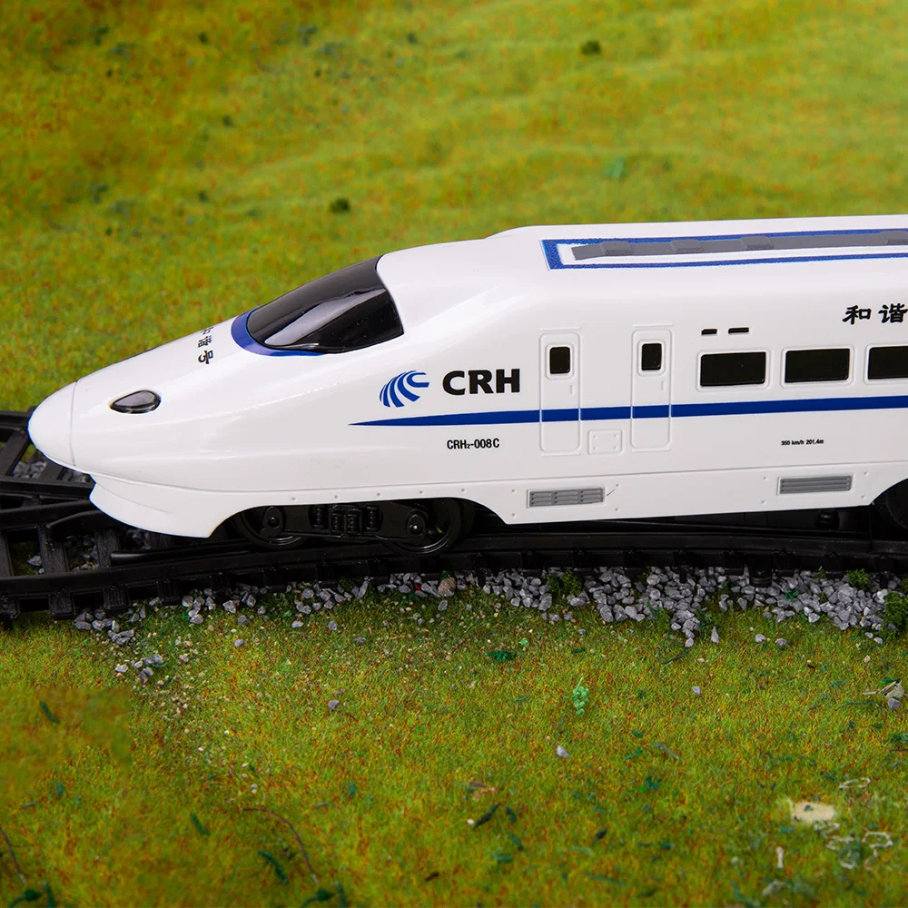 Railway Train Electric Simulation Toy Gifts CRH Modern Classical Locomotive Collection Hobby