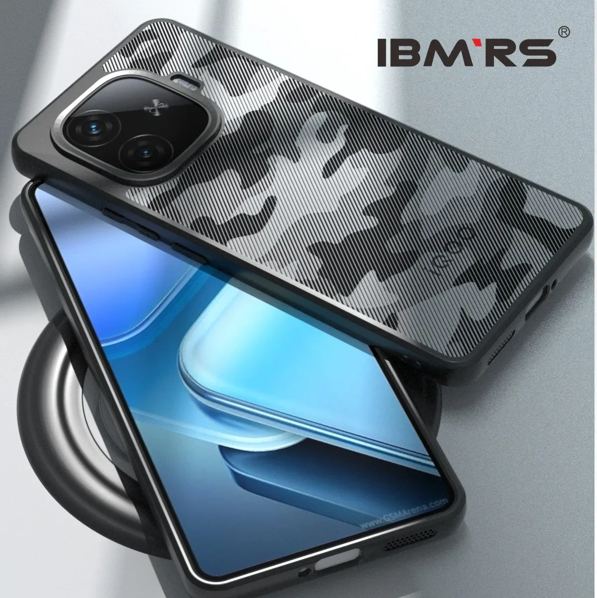 for vivo iQOO Z9 Turbo/Z9 (China)  Case,Military Grade Drop Tested, Shockproof Matte Translucent Hard Back Slim Protective Case