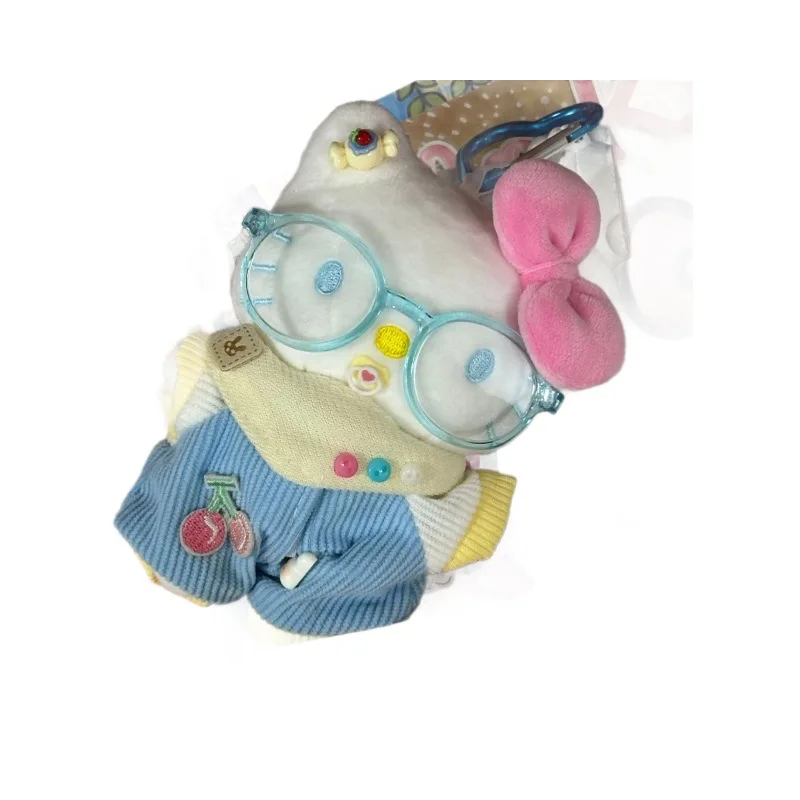 Olá kitty bebê em rastejando roupas conjunto chupeta chaveiro de pelúcia pingente dos desenhos animados grânulo corrente chaveiro decoração presente