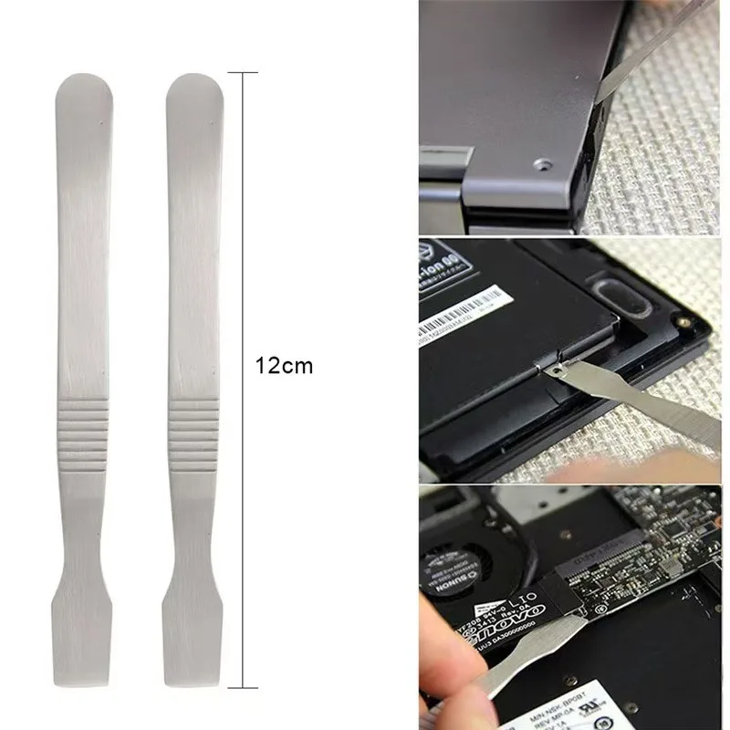 Cuchillo de Palanca de Metal para Memoria de Reparación Electrónica Herramienta de Raspado de Estaño Cuchillo de Mezcla de Pasta de Soldadura Herramienta de Limpieza de Pasta de Soldadura 2