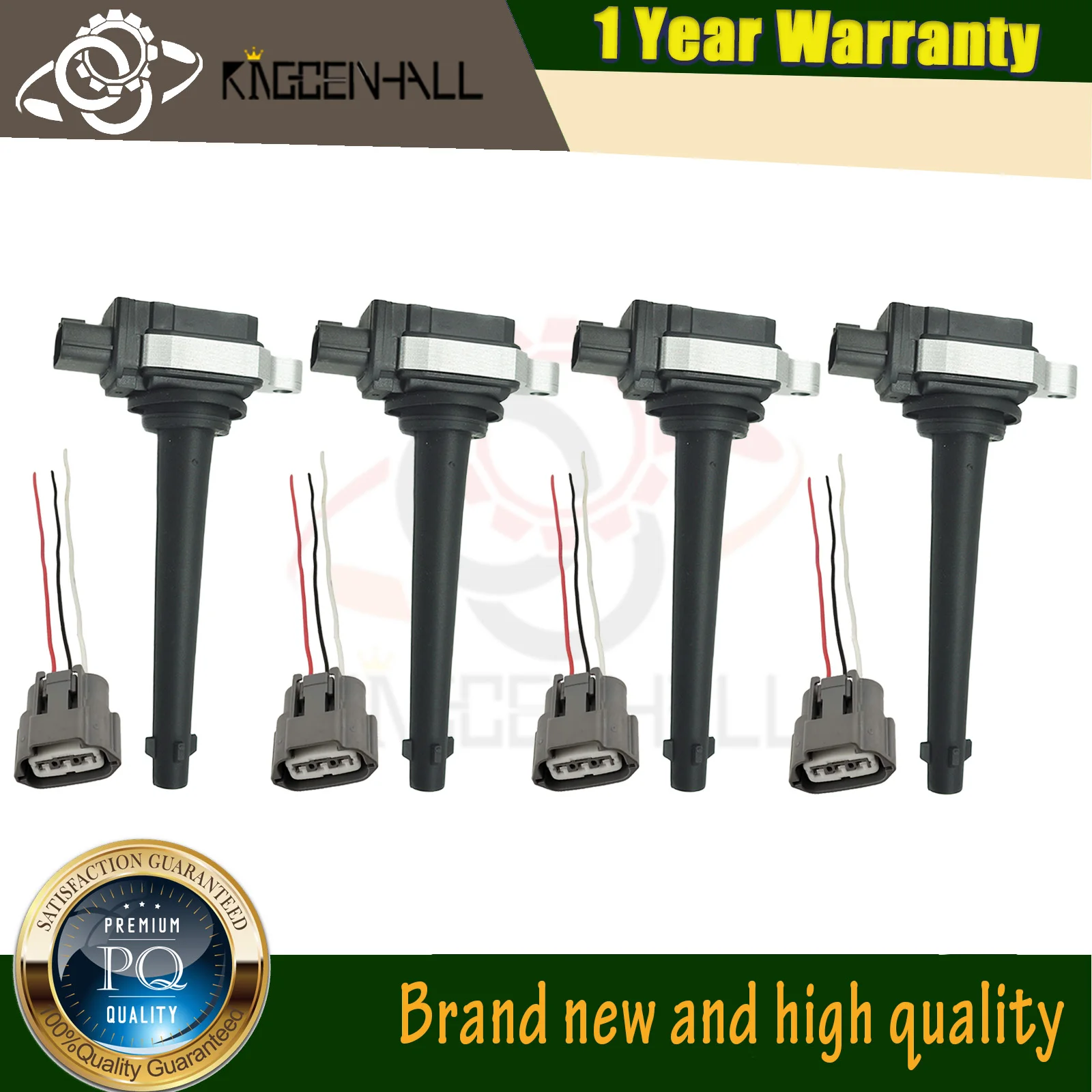 

22448-ED800 Ignition coil Compatible with Nissan Micra Note NV200 Qashqai Tiida X-Trail 22448-CJ00A ​77010-65086 02216-04014