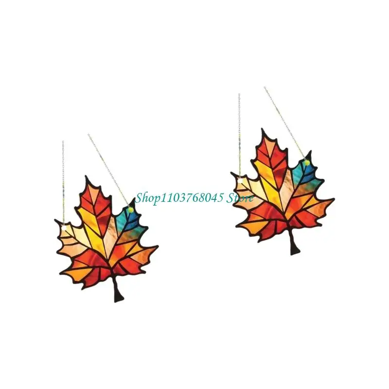 R53F Maple Acrylic Wall Art Suitable For Indoor Outdoor Spaces Decoration Safe None Toxic Lightweight Hanging Decoration