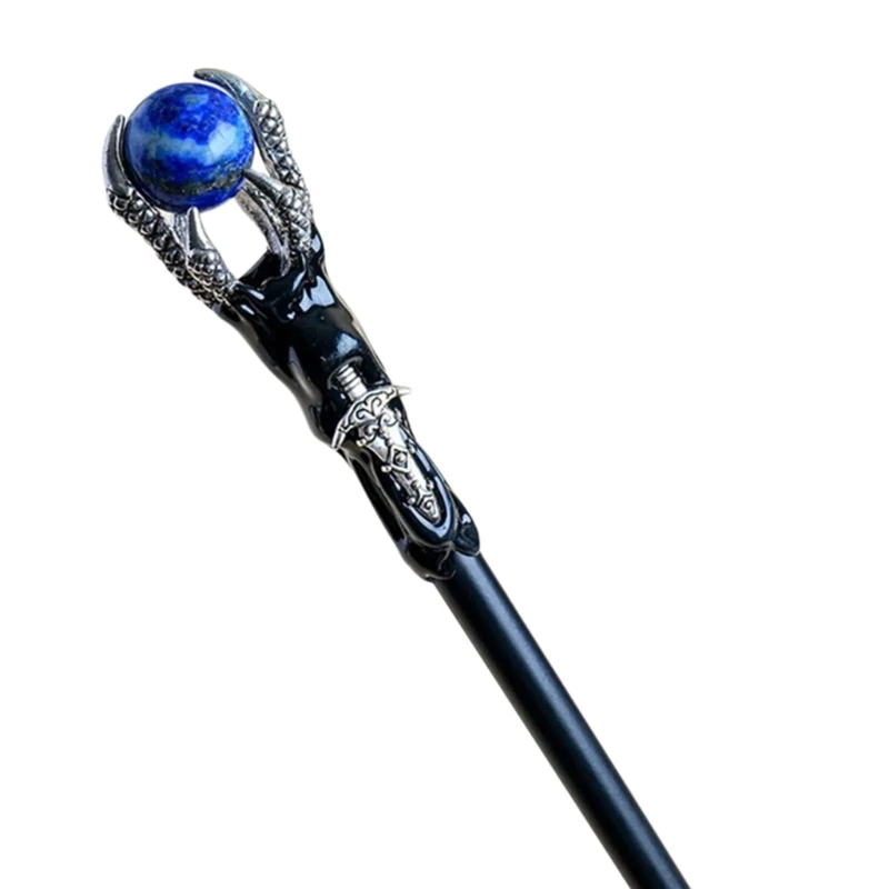 Halloweens Walking Canes Witches Wizard Staff Orb Dragon Claws Wand Scepters Photo Props Party Decorations Unisex