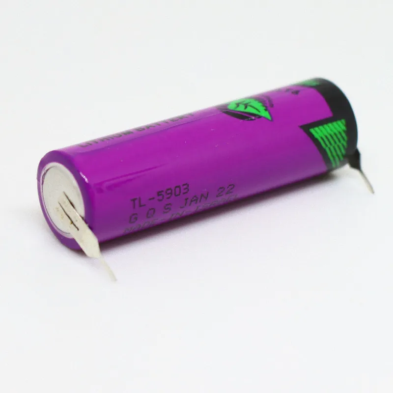 10 個オリジナルイスラエル TADIRAN TL-5903 14500 3.6V 2400mah 単三電池 PLC CNC 非充電式リチウム電池ステッチ付き