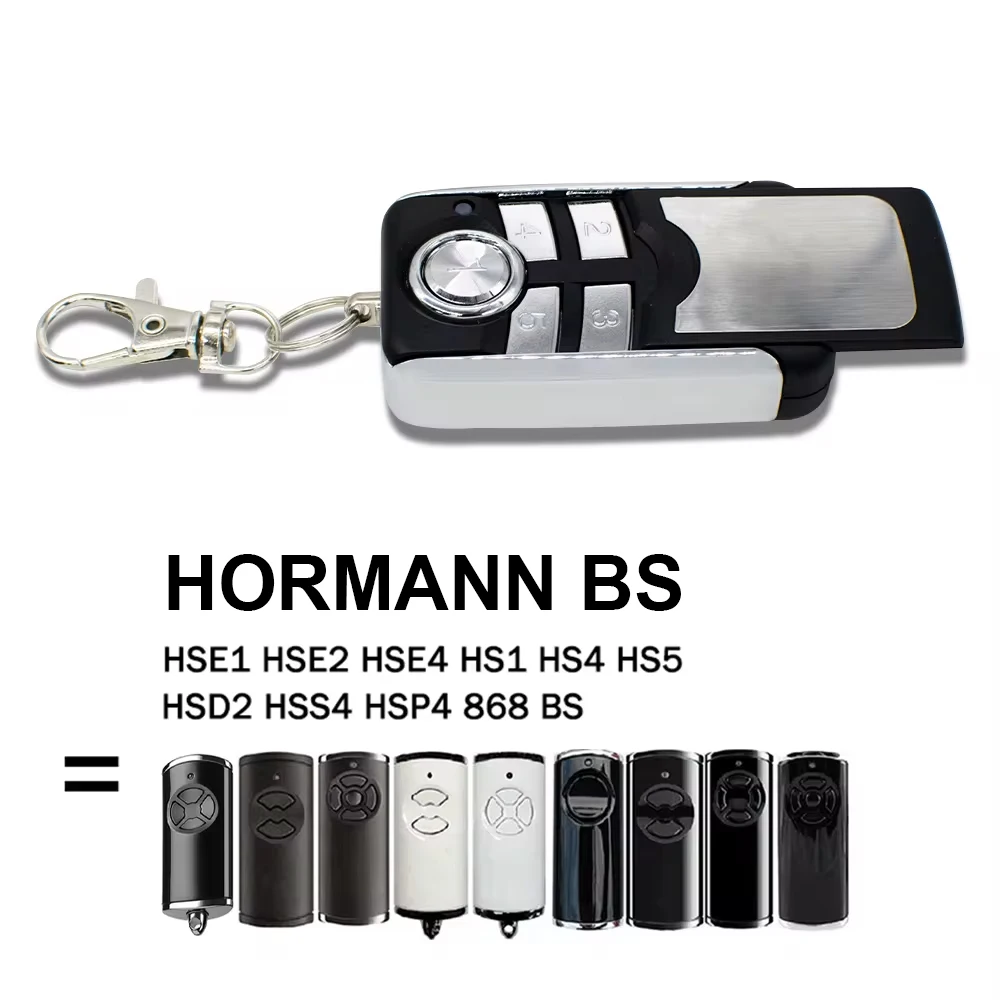 Remote Control HORMANN HSE4 HS1 HS4 HS5 HSP4 HSD2 HSE2 HSE5 HSE1 868MHz BS BiSecur Garage Door Command Hand Transmitter