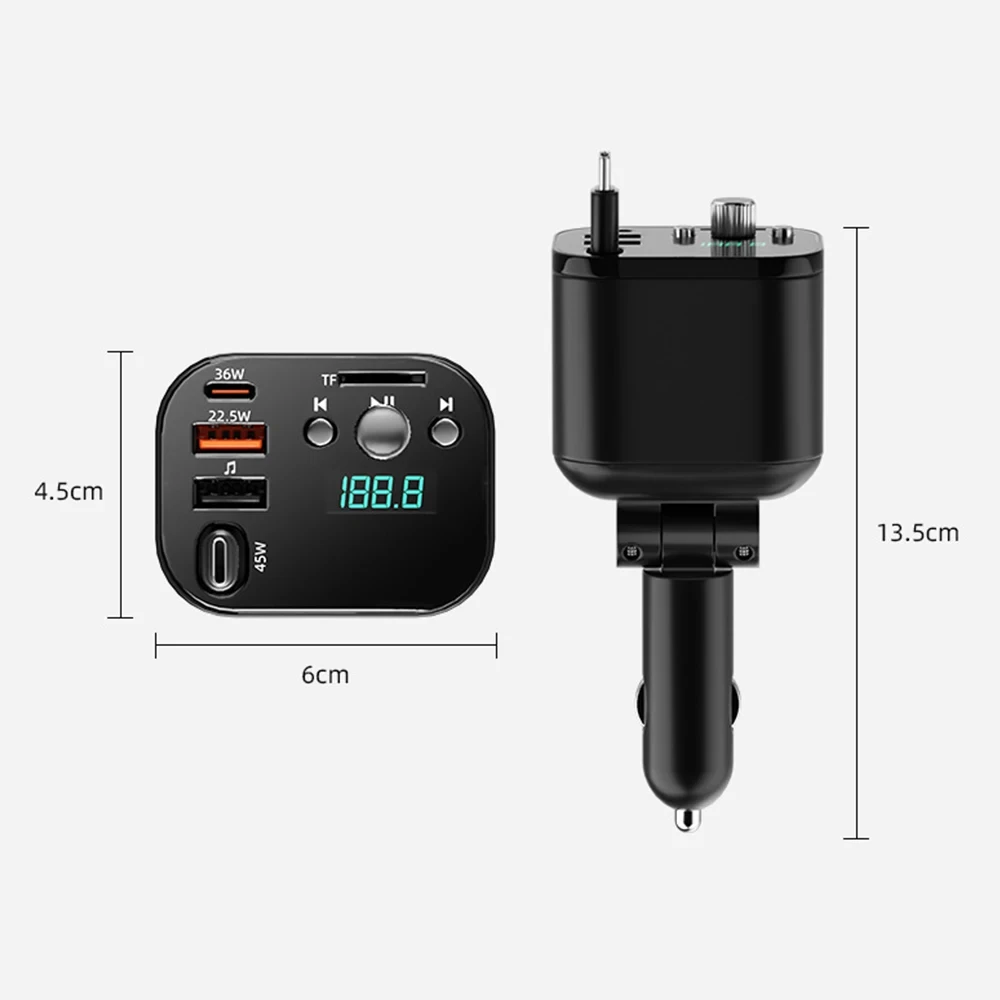 

Car Charger 12V 2.4A Dual Port USB Car Charger Black Fast Charging Adapter for iPhone Samsung Sony Other USB Devices
