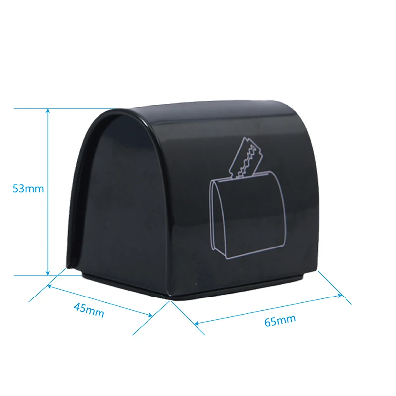 Blade Disposal Case Safe Storage Bank for Used Safety Razor Blades, Shaving Blade Bank Storage Container view 4