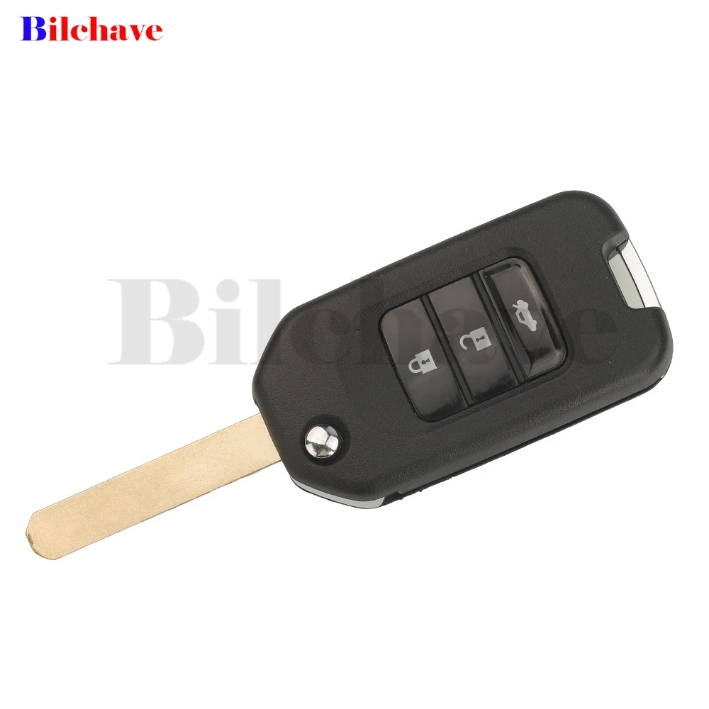 Jingyuqin 2/3BNT Ersatz-Autoschlüsselgehäuse für Honda Civic Accord City CR-V Jazz XR-V Vezel HR-V FRV Spirior JADE – Detail 8