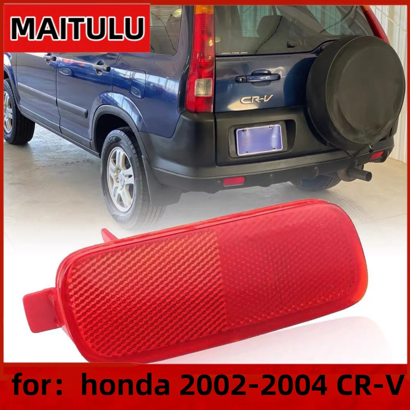 Car Styling Left Right Rear Bumper Reflector Light Fog Lamp For HONDA CRV CR-V RD5 RD7 2002 2003 2004  Reflector  Lamp