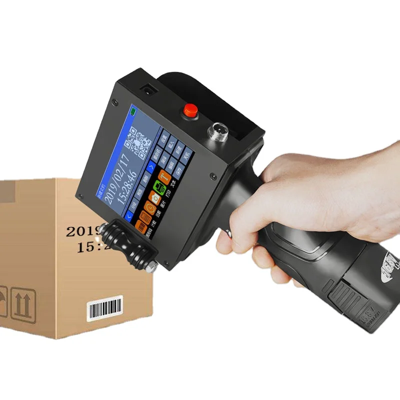 Portable Handheld Expiring Date Coding Inkjet Printer For Carton,Bag,Plastic Machine