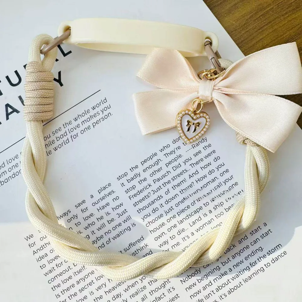 

Kawaii Bow-knot Tumbler Carrier Holder And Straw Stopper Accessories For Stanley Cup 40 30 oz Thermos Water Bottle Handle Strap