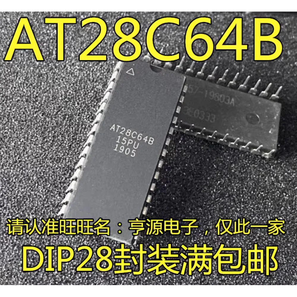 4PCS AT28C64B-15PU AT28C64B AT28C64B-15PI AT28C64B-15PC DIP-28