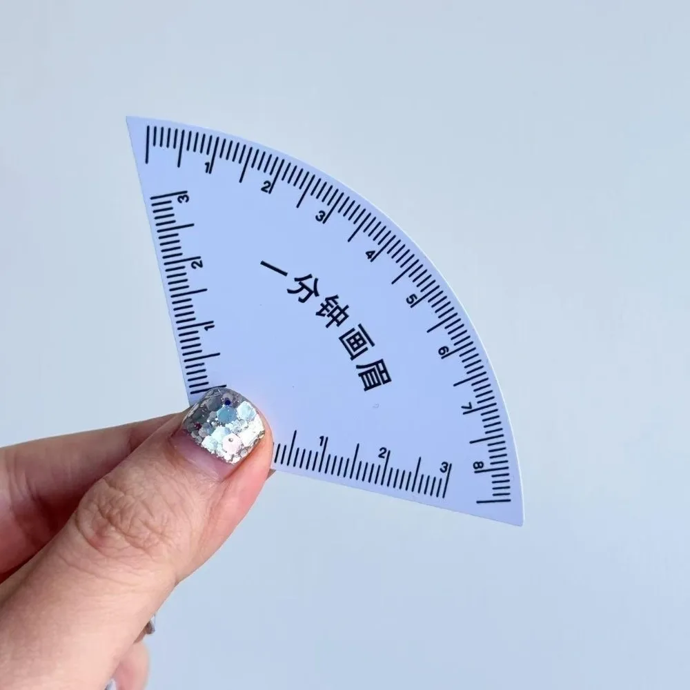 Nieuwe snelle tekening wenkbrauw tekening wenkbrauw ontwerp liniaal herbruikbare vormgeven mapping tool beauty tool cadeau