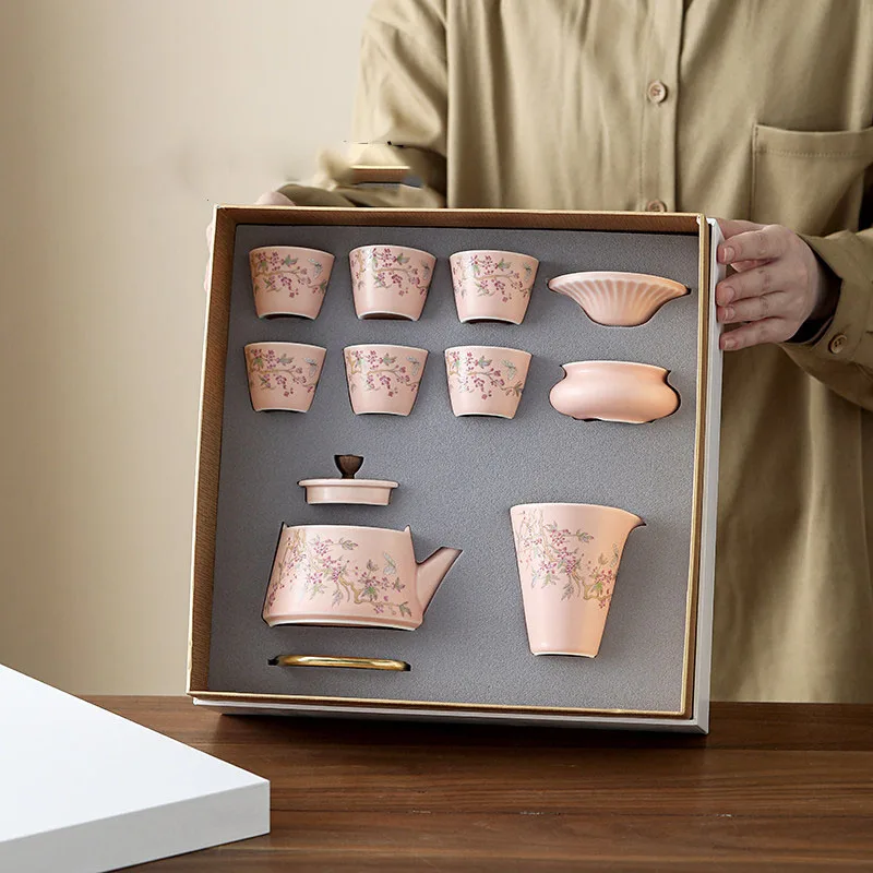 

Tableware Hospitality Tea Tray Luxury Ceramic Office Pot Valet Chinese Kitchen Tea Tray Living Room Bandejas Home Decorationgs