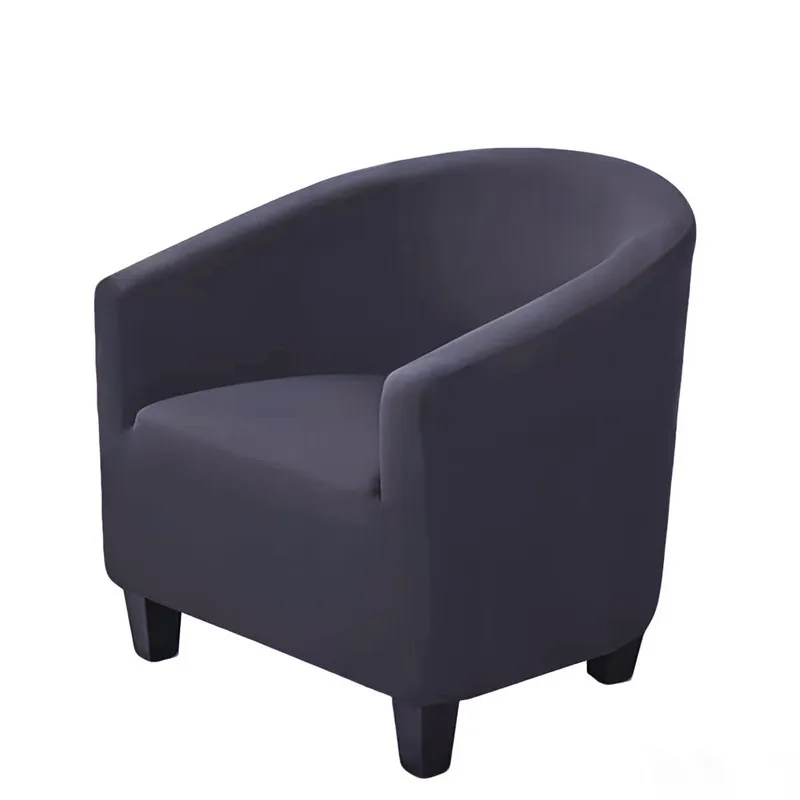Stretch Club Chair Slipcover Spandex Barrel Chair Covers Printed Tub Living Room Armchair Covers Furniture Protector Sofa Cover