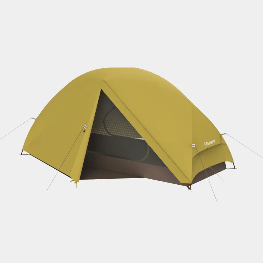 Fire-Maple Tropics Ultralight Backpacking Tent voor 1 Persoon, 20D Waterdicht, Geschikt voor Bergbeklimmen, Fietsen, Eenvoudig Opzetten, Wandelen, met Campingbed