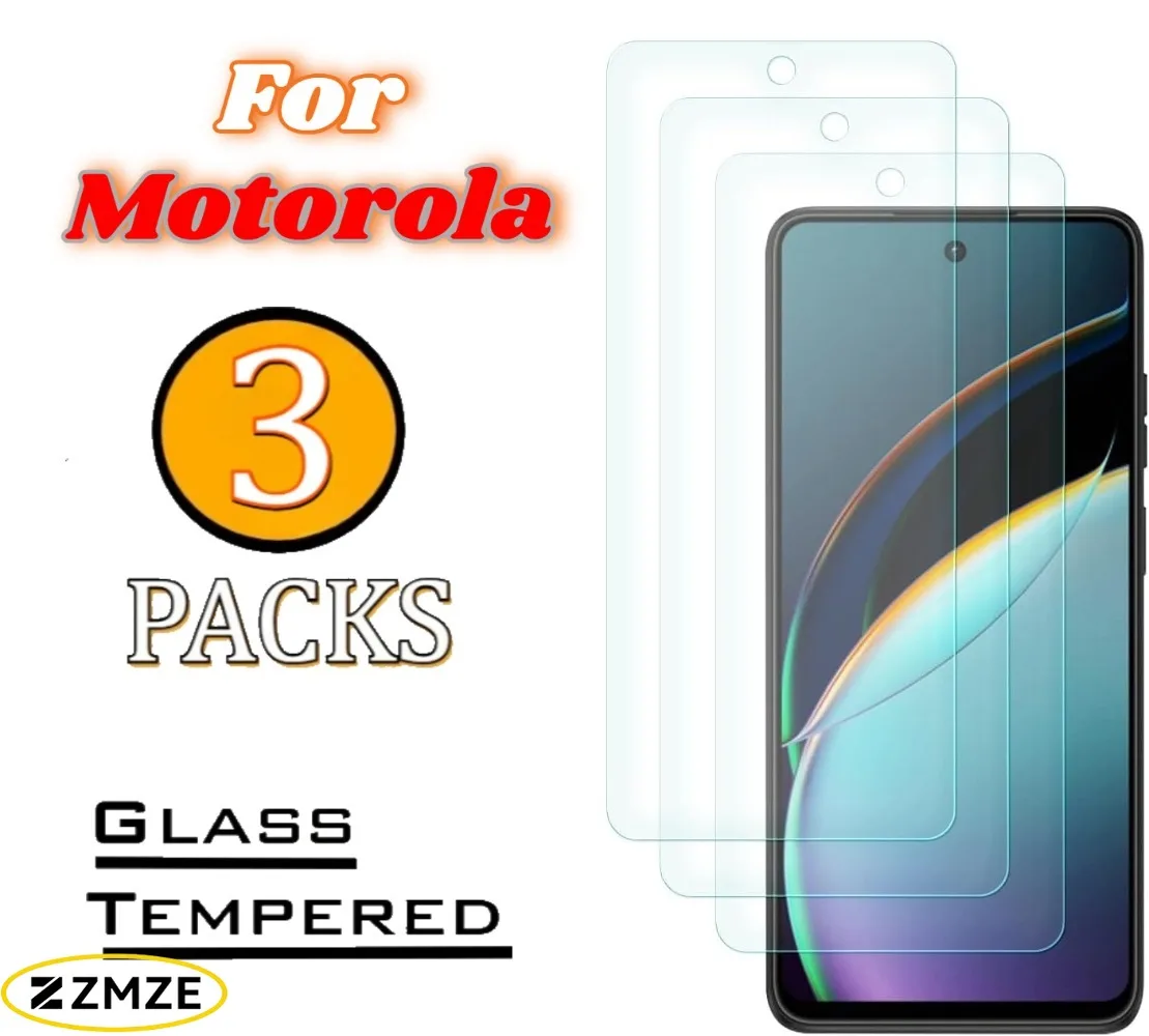 

3 шт. HD прозрачная пленка из закаленного стекла для Motorola Edge 30 50 60 Neo 60 Stylus 30 Pro 70 Series, глянцевая защитная пленка для переднего экрана