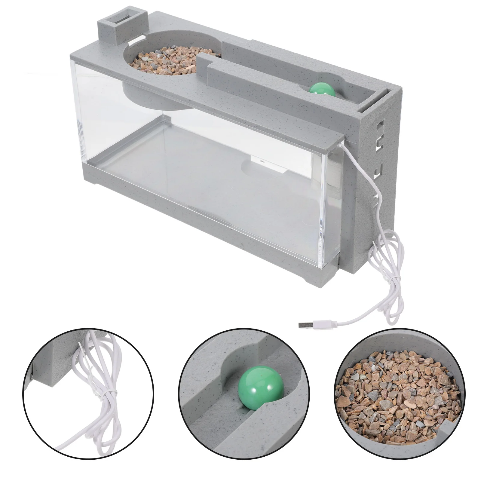 

Mini Fish Tank Aquarium for Betta Container Desk Bowls Small Desktop Breeding Box Easy Clean Home Decor Fish Tanks Pet Supplies