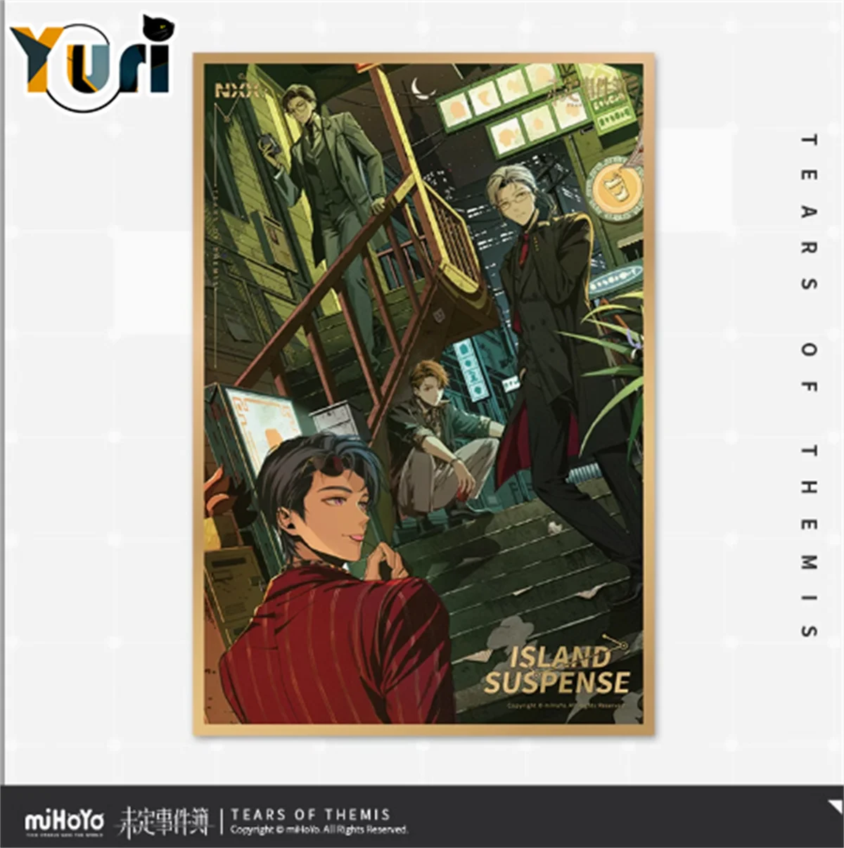 Tears of Themis Luke Xia Yan Artem Zuo Ran Vyn Mo Yi Marius Lu Jinghe Official Acrylic Shikishi Ornament Cosplay Pre-sale