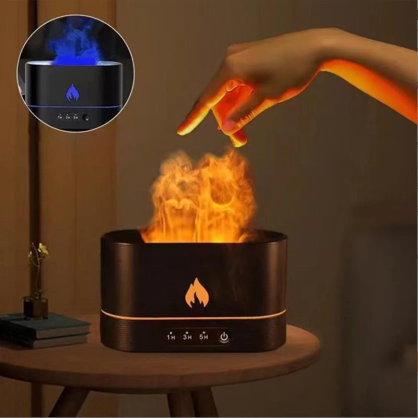 Máquina de aromaterapia de llama de simulación creativa, humidificador de llama 3D para oficina en casa, máquina de aromaterapia Usb de escritorio, 5v