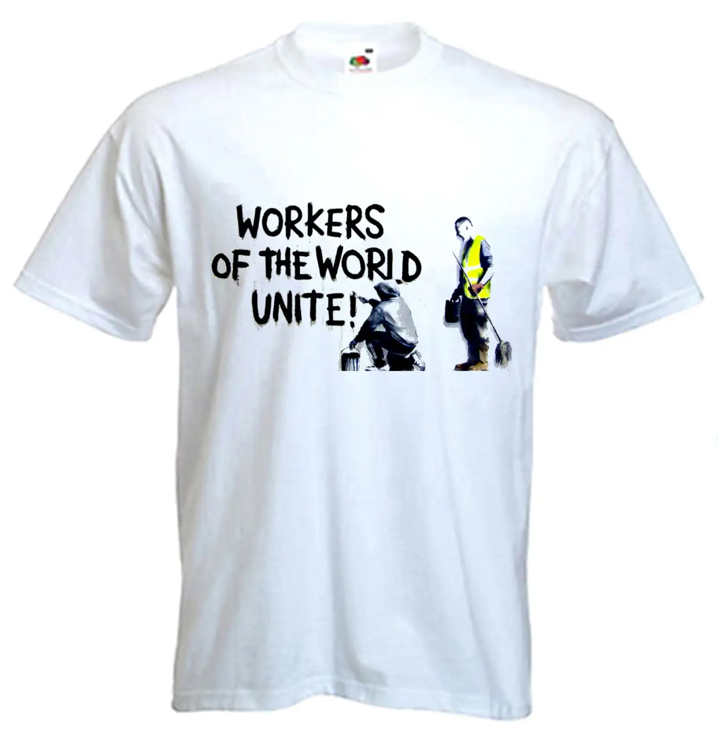 Banksy Workers Of The World Men's T Shirt