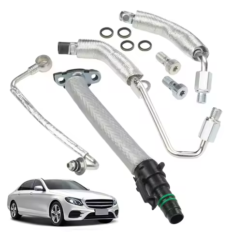 Turbo Oil Return Drain &amp; Oil Feed Pipe Kit 55568031 55592600 25198546 55567067 for Buick Encore 2013-2021 for Cruze Sonic Trax