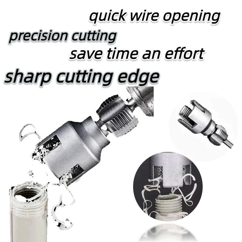 أدوات موضوع ساخن قابلة للفصل 4/6 نقاط فتاحة خيط الأنابيب أدوات يدوية متوافقة مع PPR PVC MPP إصلاح أنابيب قطع الأسلاك العالمية